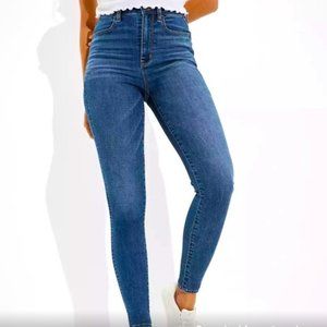 AMERICAN EAGLE Blue Next Level Stretch Jeans